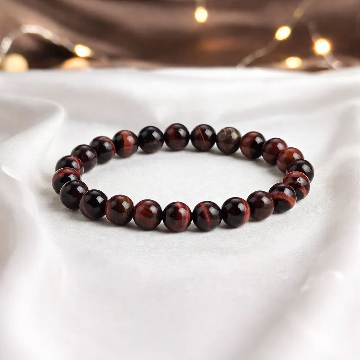 Red Tiger Eye Crystal Bracelet