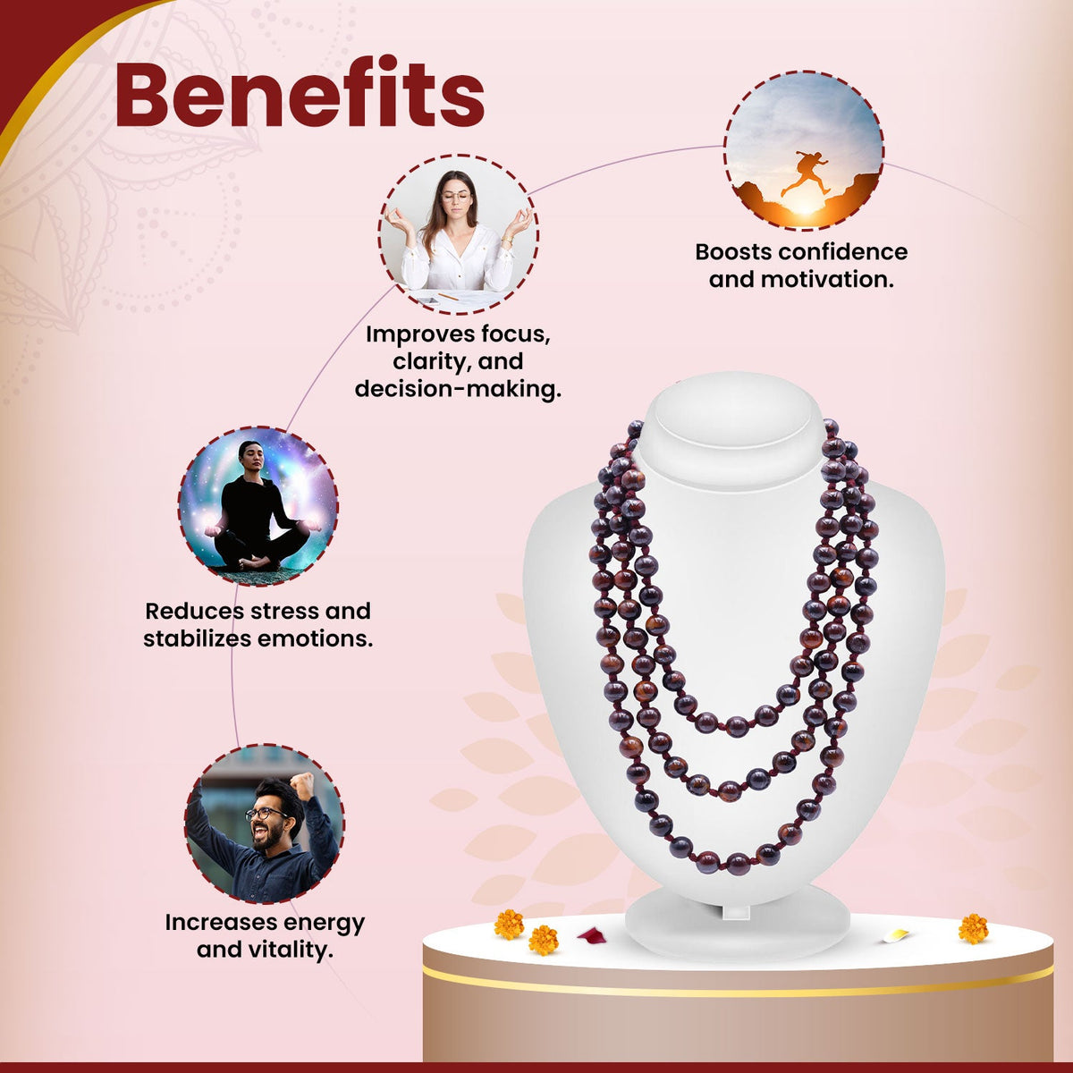 Red Tiger Eye Mala