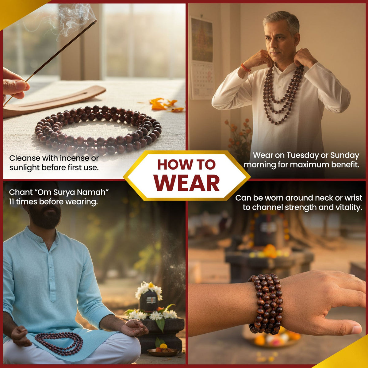 Red Tiger Eye Mala