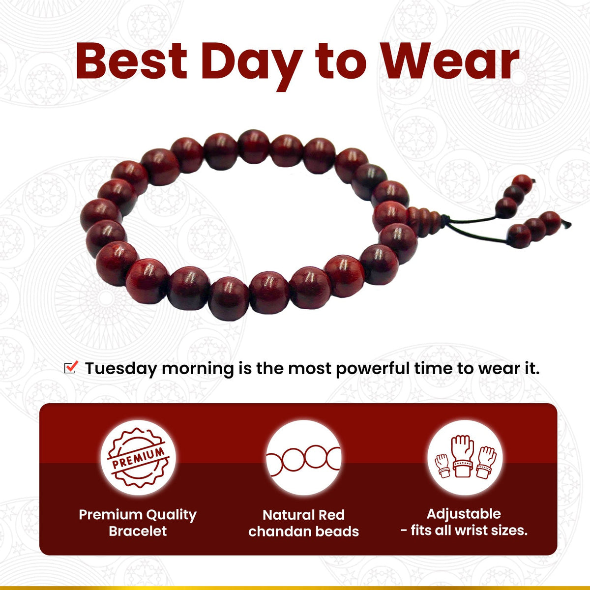 Red Chandan Bracelet