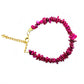 Rhodolite Garnet Chips Bracelet