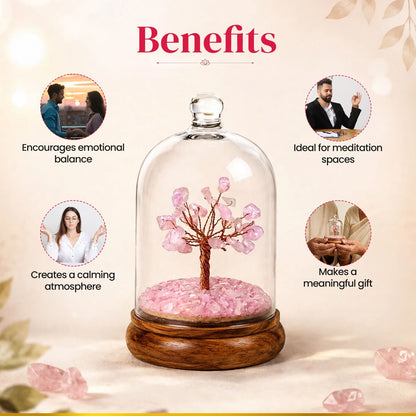 Rose Quartz Dome Tree