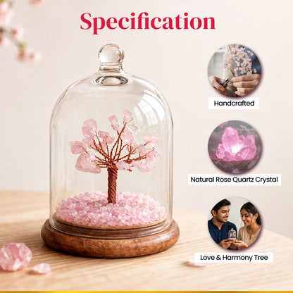 Rose Quartz Dome Tree