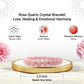 Rose Quartz Bracelet For Unconditional Love-(8mm)