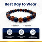 Rudraksha Karungali Bracelet