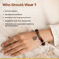 Rudraksha Karungali OM Charm Bracelet
