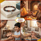 Rudraksha Karungali OM Charm Bracelet