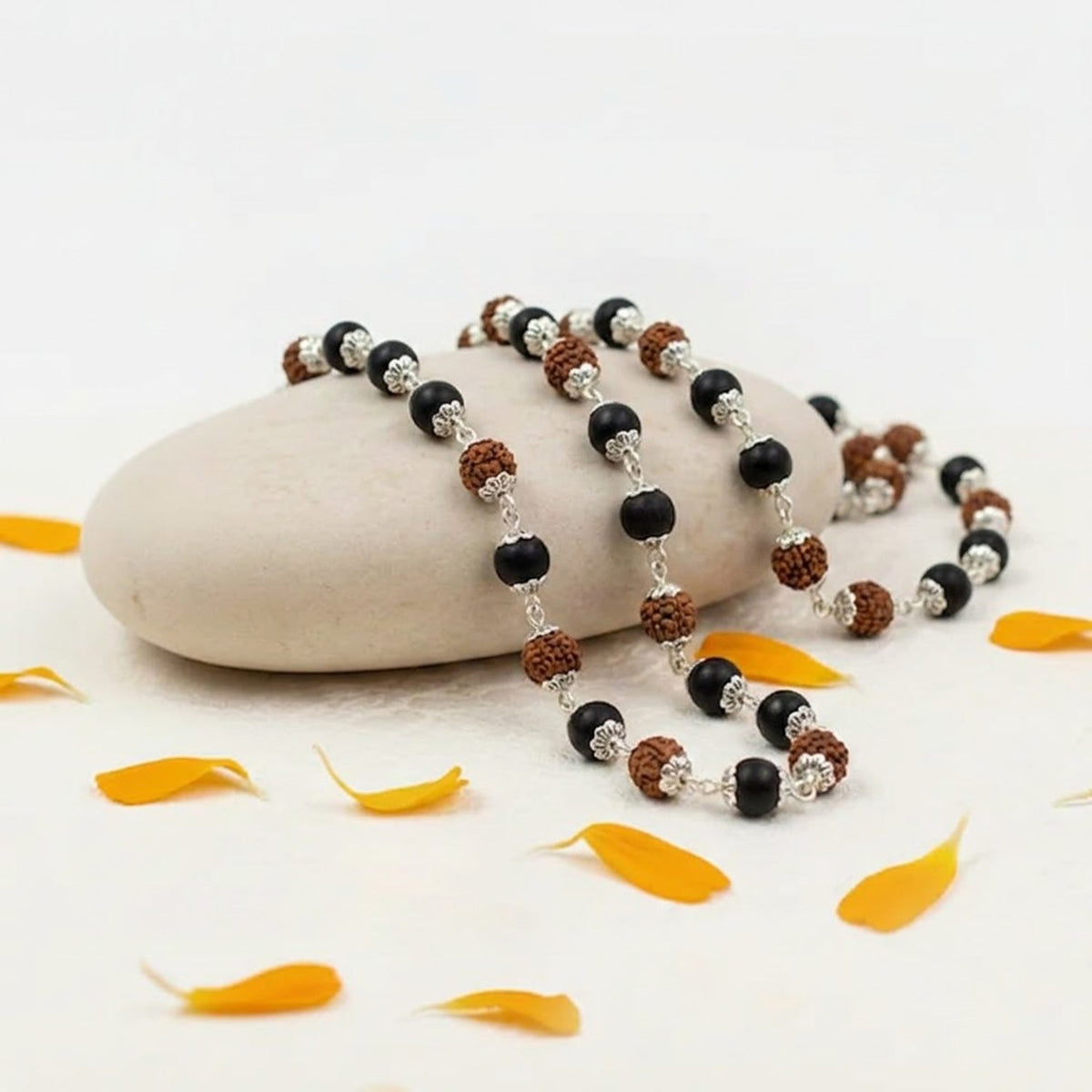 Rudraksha Karungali Mala