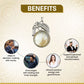 Rutile Crystal Round Pendant
