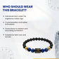 Sagittarius (धनु राशि) Zodiac Black Obsidian & Lapis Lazuli Crystal Bracelet