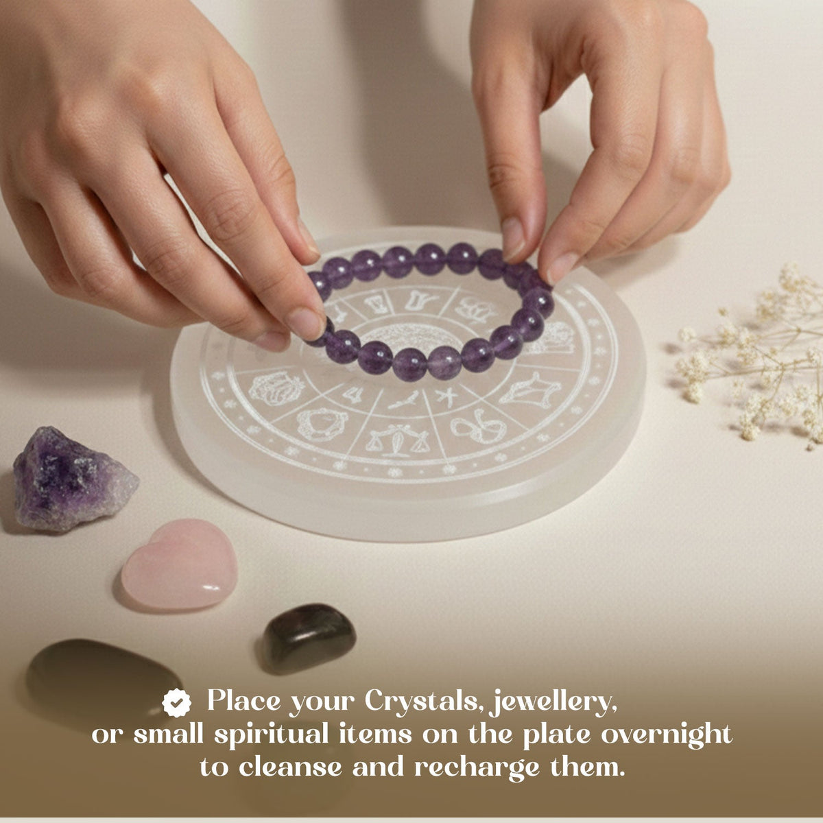 Selenite Plate