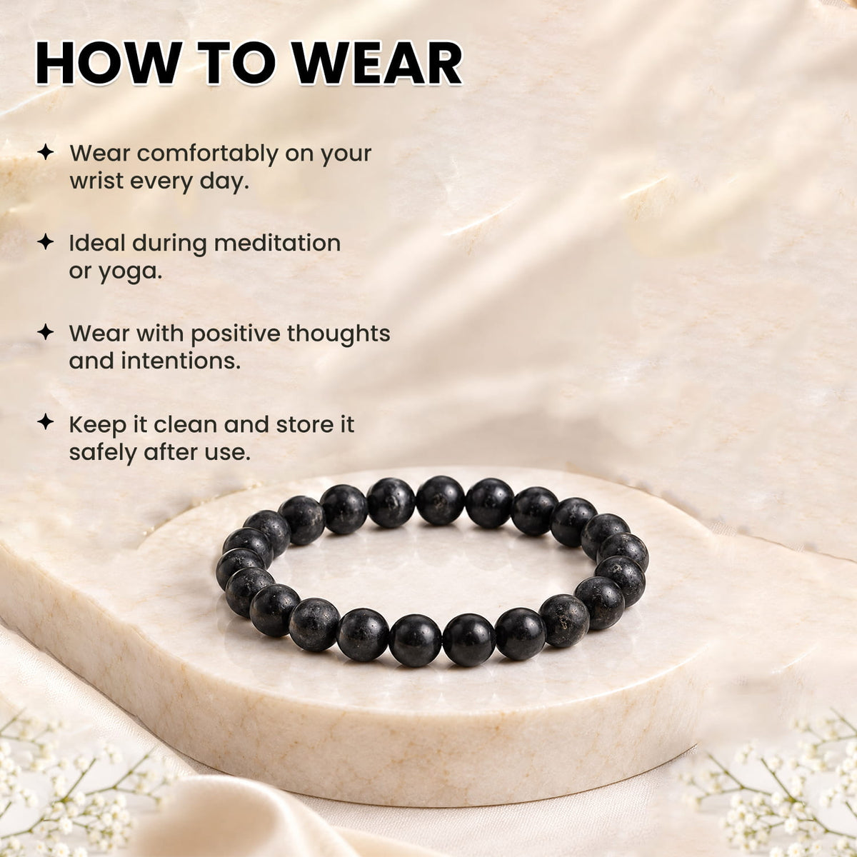 Shungite Crystal Bracelet
