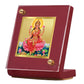 Diviniti 24K Gold Plated Laxmi Ji Frame For Car Dashboard, Home Decor, Puja, Festival Gift (5.5 x 6.5 CM)