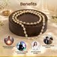 Silver Cap Tulsi Mala