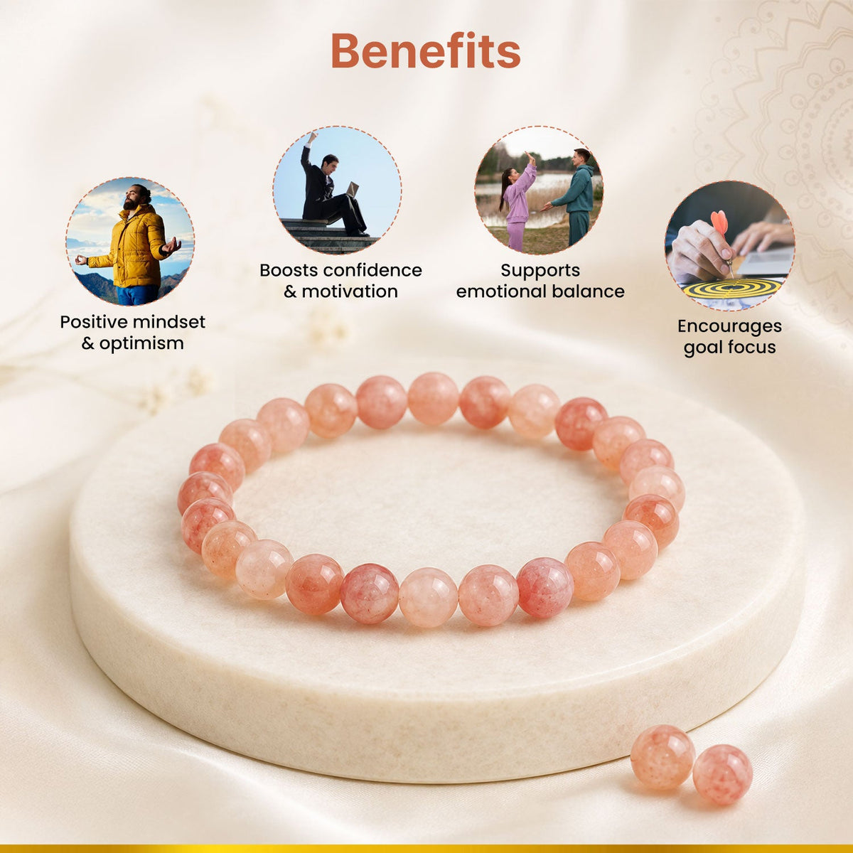 Sunstone New Crystal Bracelet