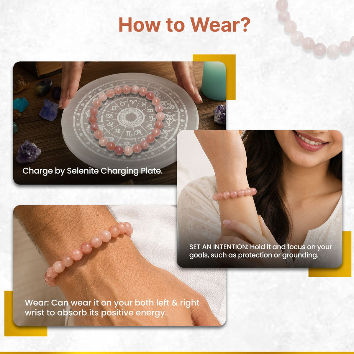 Sunstone New Crystal Bracelet