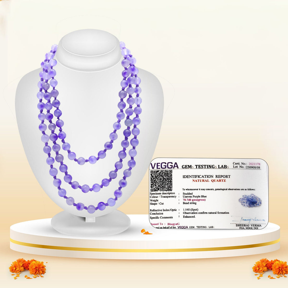 Tanzanite Mala