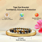 Tiger Eye Bracelet For Willpower & Protection-(8mm)