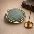 Tulsi Kanthi Mala 2 Round With Golden Beads