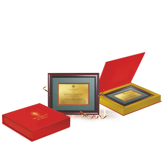 University Gold Plated Heritage Certificate