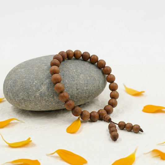 White Chandan Bracelet (8mm)
