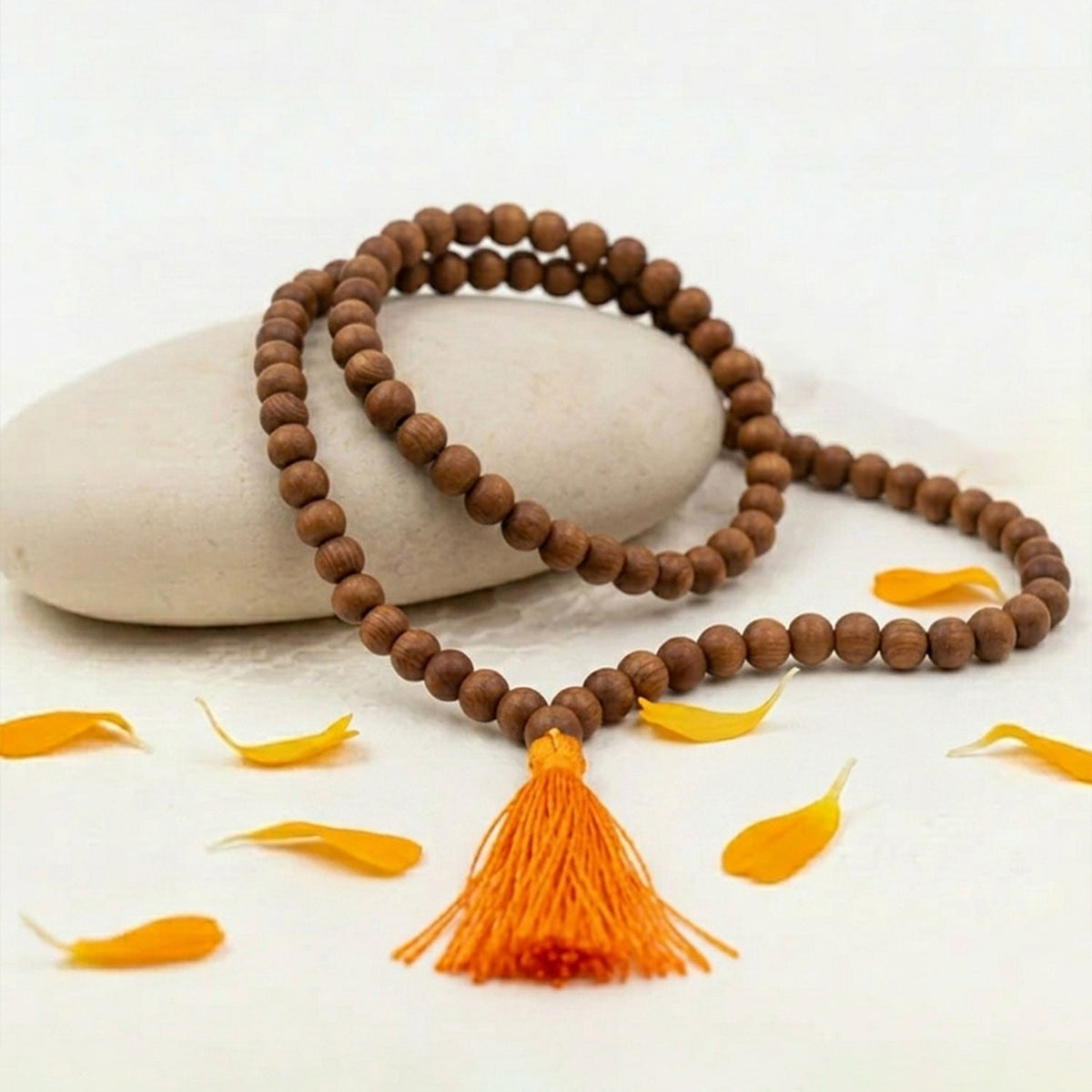 White Chandan Mala