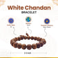 White Chandan Bracelet (8mm)