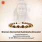 Women Elemental Rudraksha Bracelet