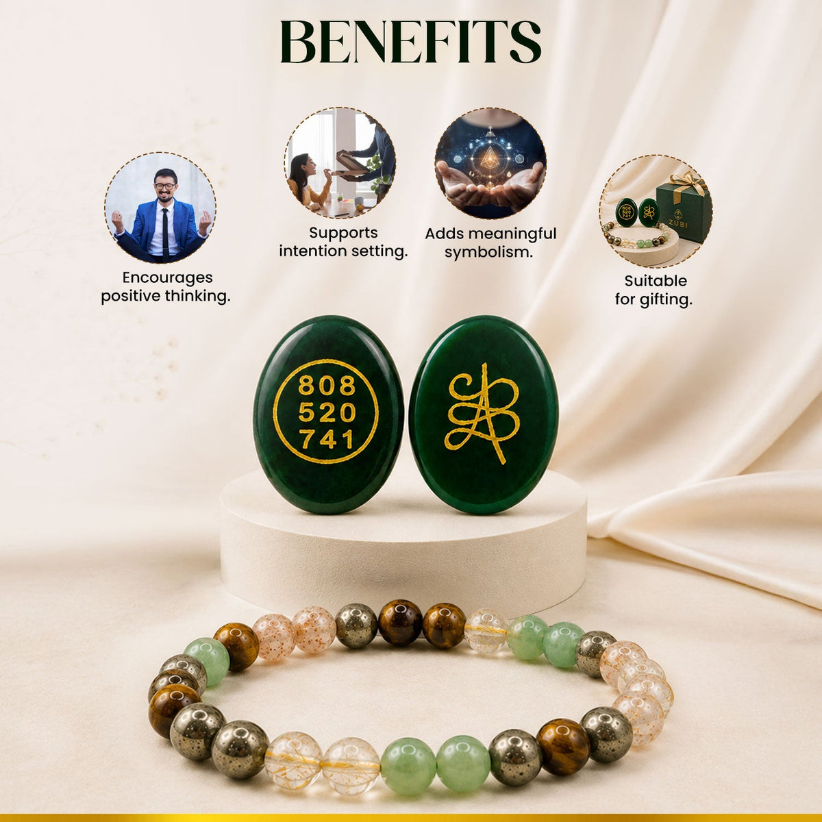 Zibu Coin with Money Magnet Bracelet