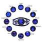 Zodiac Bracelet–Elegant Black Leather Design with 12 Constellation Signs