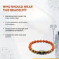 Aries (मेष राशि) Zodiac Red Jasper & Tiger Eye Crystal Bracelet