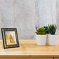 DIVINITI Ram Gold Plated Wall Photo Frame, Table Decor| DG Frame 113 Size 2 and 24K Gold Plated Foil (23.5 CM X 19.5 CM)
