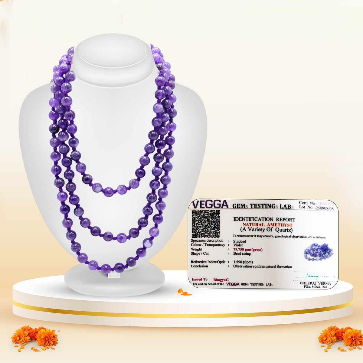 Amethyst Mala