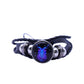 Zodiac Bracelet–Elegant Black Leather Design with 12 Constellation Signs