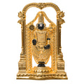 Diviniti 24K Gold Plated Tirupati Balaji Idol for Home Decor Showpiece (20X13CM)