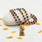 Golden Bajrangbali Meditation Karungali Rudraksha Mala