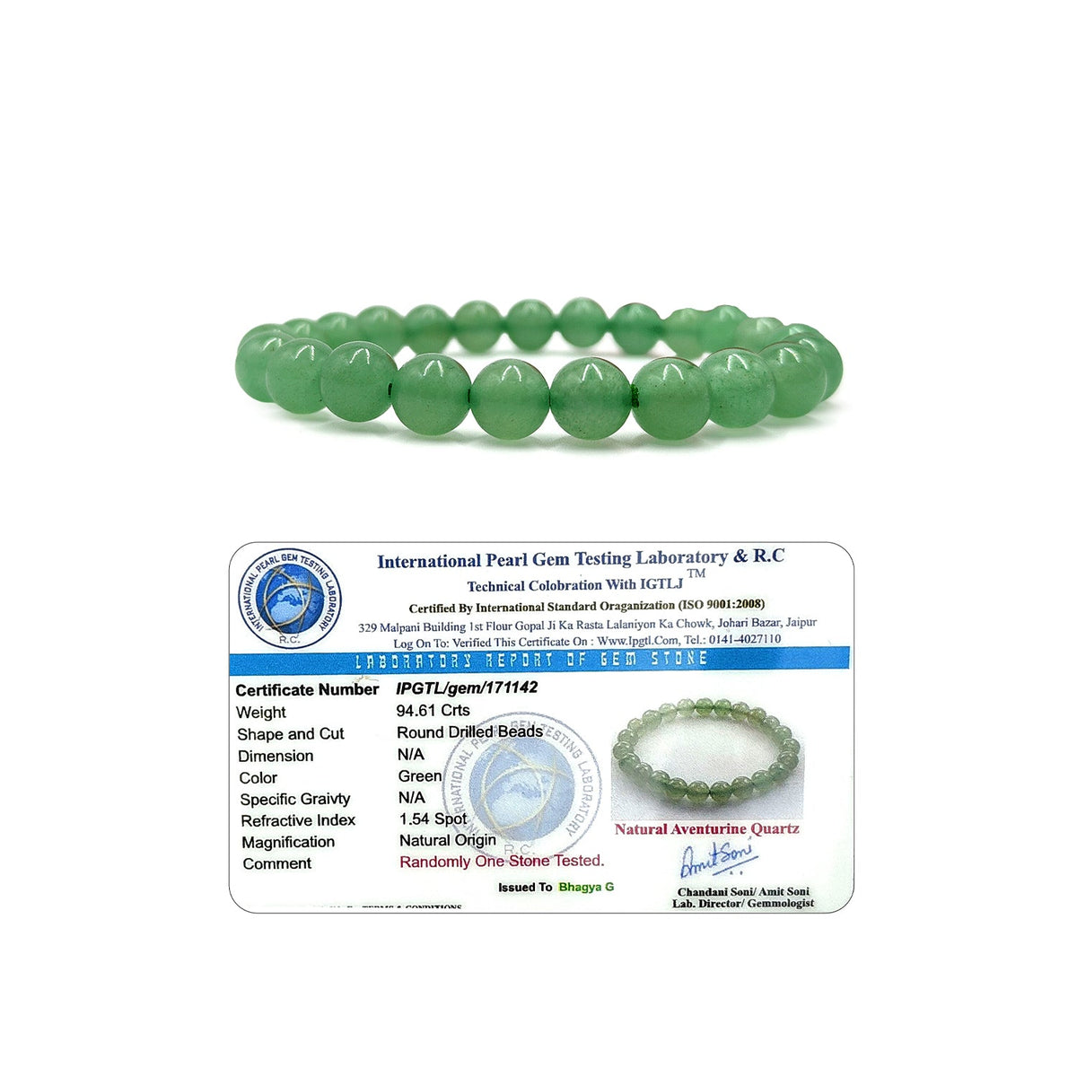 Green Aventurine Bracelet