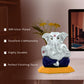 Diviniti 999 Silver Plated Lord Ganesha Idol for Home Decor Showpiece, Puja Room (5X5CM)