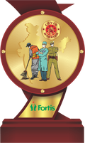 Diviniti 24K Gold Plated Mdf Trophy Gift For Home, Office Decoration| Congratulations Trophy For Celebrations, Ceremony, Events & Functions-Gen 01