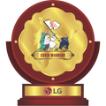 Diviniti 24K Gold Plated Mdf Trophy Gift For Home, Office Decoration| Congratulations Trophy For Celebrations, Ceremony, Events & Functions-Gen 06