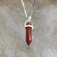 Red Jade Crystal Candle Pendant