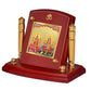 Diviniti 24K Gold Plated Laxmi Ganesha For Car Dashboard, Home Decor, Puja Room, Gift (7 x 9 CM)