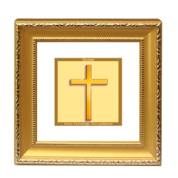 DG FRAME 101 SIZE 1A CLASSIC GOLD SQUARE CROSS 