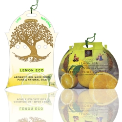 Diviniti Lemon Ice And Lemon Eco Fragnance Car Air Freshner Combo Set Of 2 Pcs