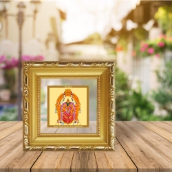Diviniti Double Glass Photo Frame Gold Plated Normal Foil Padmawati (DGF-1A)