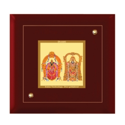Diviniti MDF Photo Frame Gold Plated Normal Foil Padmawati With Bala Ji (MDF-1A)