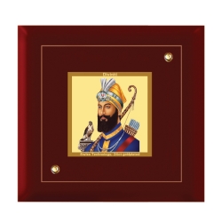 Diviniti MDF Photo Frame Gold Plated Normal Foil Guru Gobind Singh (MDF-1A)