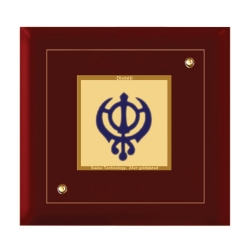Diviniti MDF Photo Frame Gold Plated Normal Foil Guru Nanak Dev (MDF-1A)