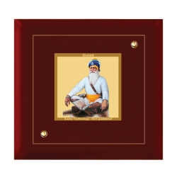 Diviniti MDF Photo Frame Gold Plated Normal Foil Baba Deep Singh (MDF-1A)