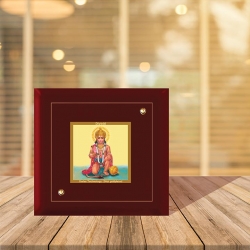 Diviniti MDF Photo Frame Gold Plated Normal Foil Hanuman (MDF-1A)